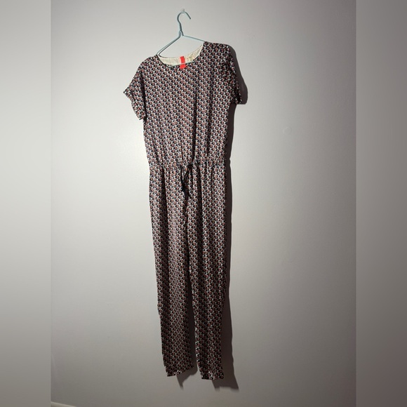 J.Crew Crewcuts Elephant Print Full Length Jumpsuit Size 16 - Picture 4 of 6